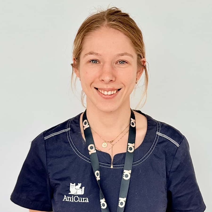 Dr. Vet. Alice Tellier, assistante en médecine interne au CHV AniCura Nordvet située à La Madeleine près de 
Lille