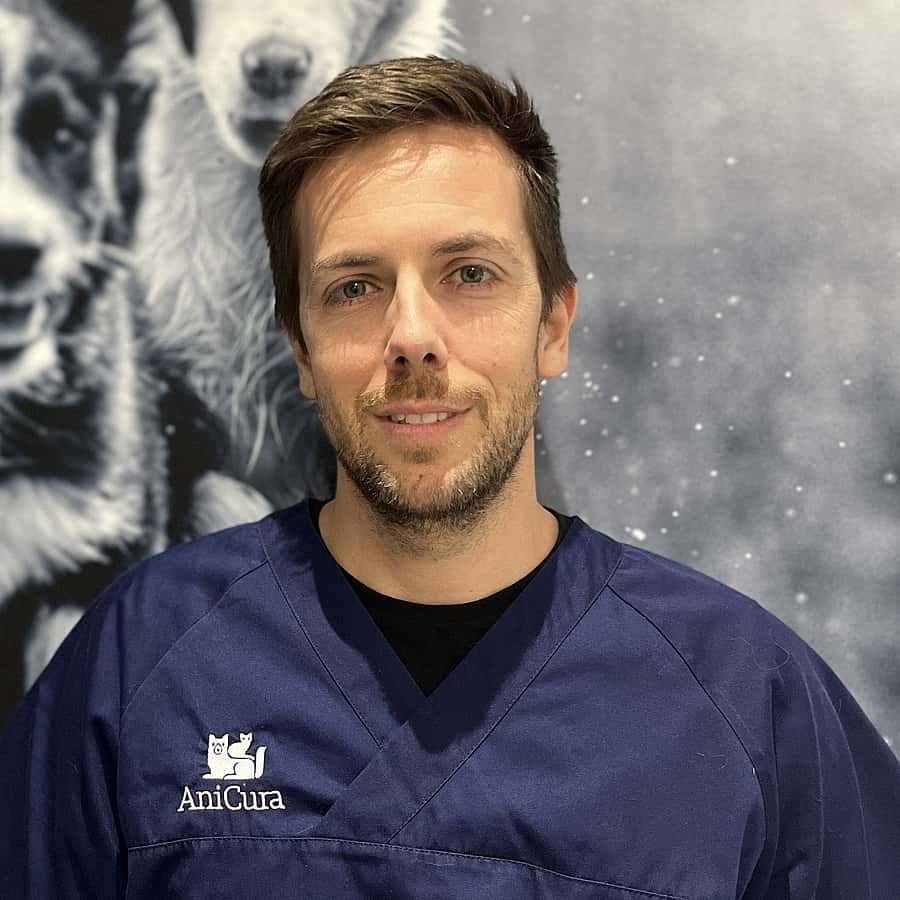 Dr. Vet. Julien Trnka chirurgien orthopédique au sein de la clinique vétérinaire de Belleville à Belleville en Beaujolais